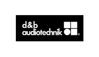 d&b audiotechnik logo with a clear background