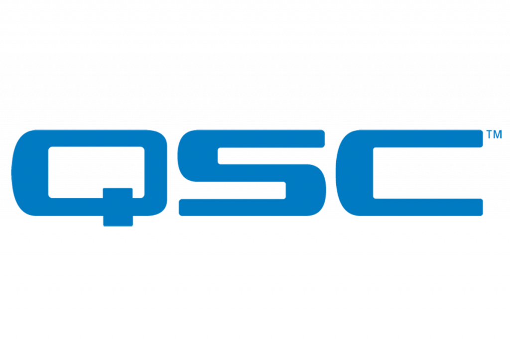 QSC logo with a clear background